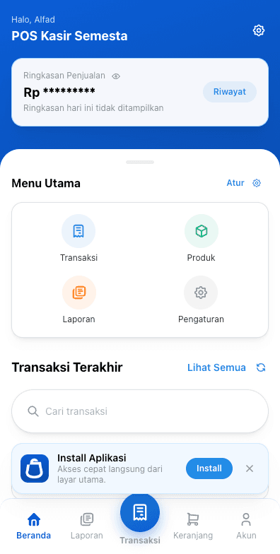 POS Kasir Semesta